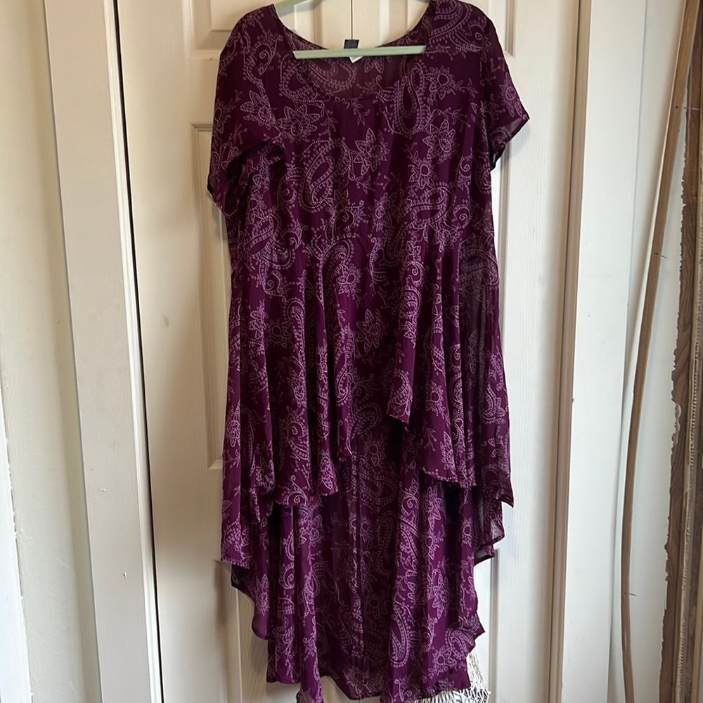 High low baby doll top